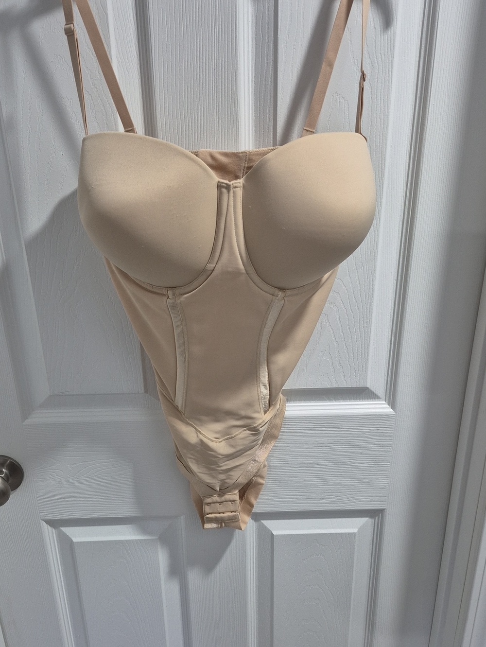 Maidenform Nude Shaping Bodysuit with Removable Straps